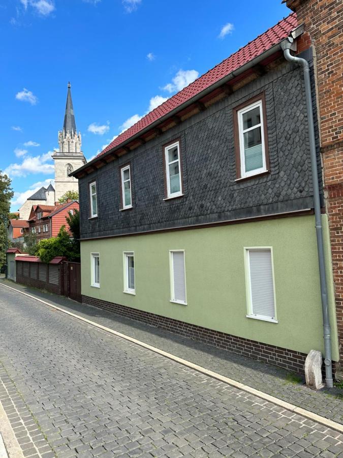 Ferienwohnung Zur Hohe Str Bad Langensalza Esterno foto