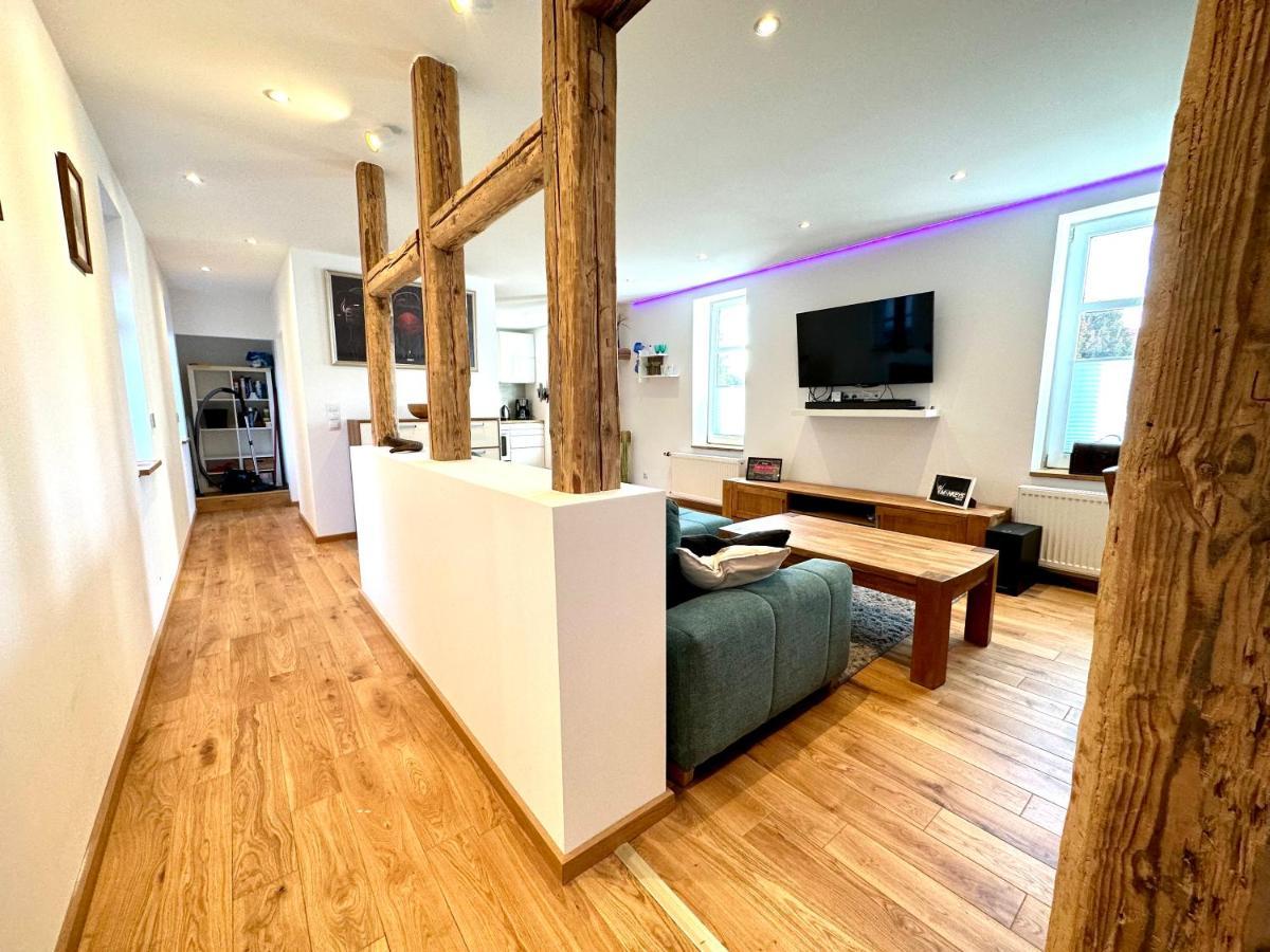 Ferienwohnung Zur Hohe Str Bad Langensalza Esterno foto