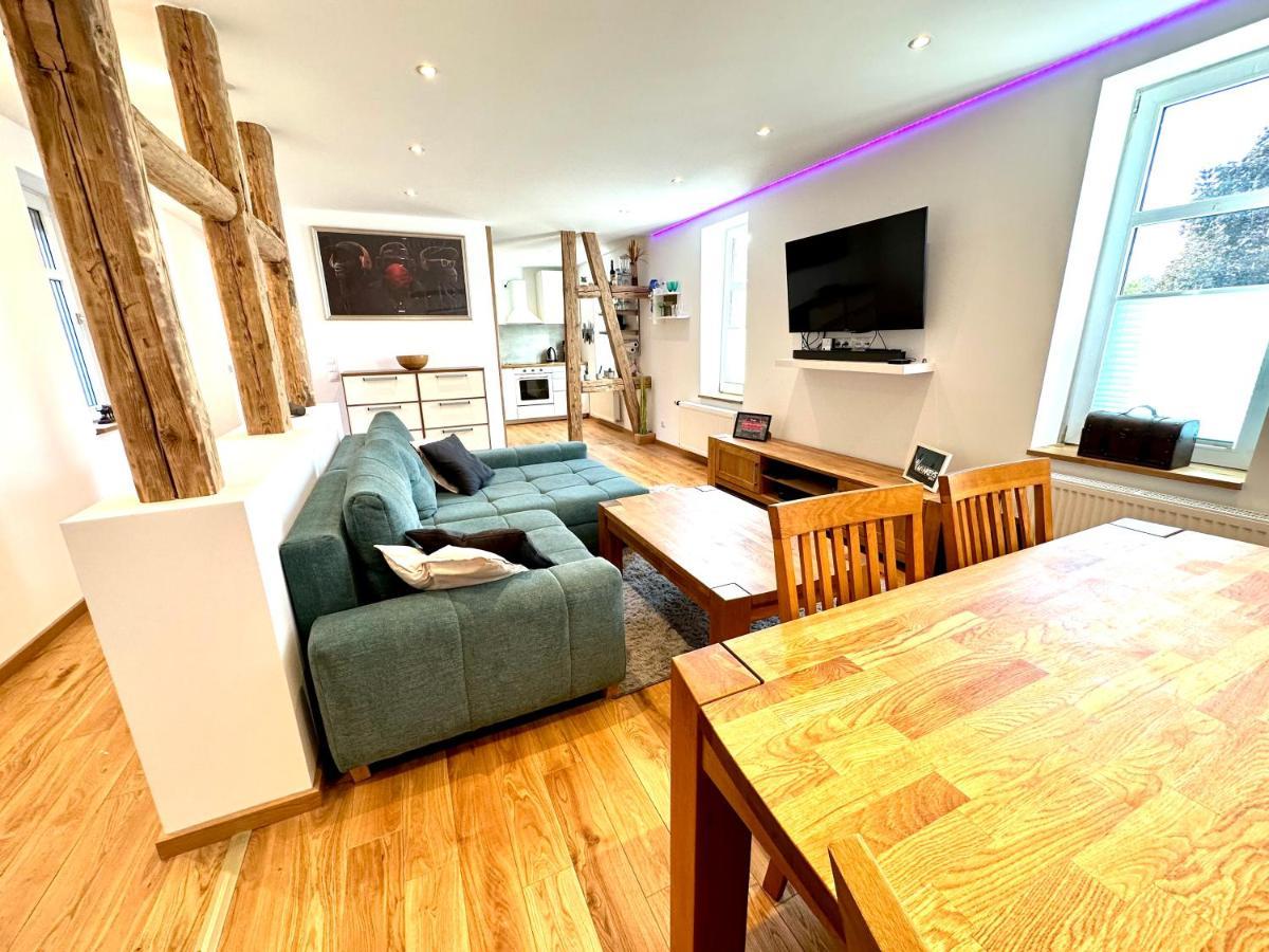 Ferienwohnung Zur Hohe Str Bad Langensalza Esterno foto